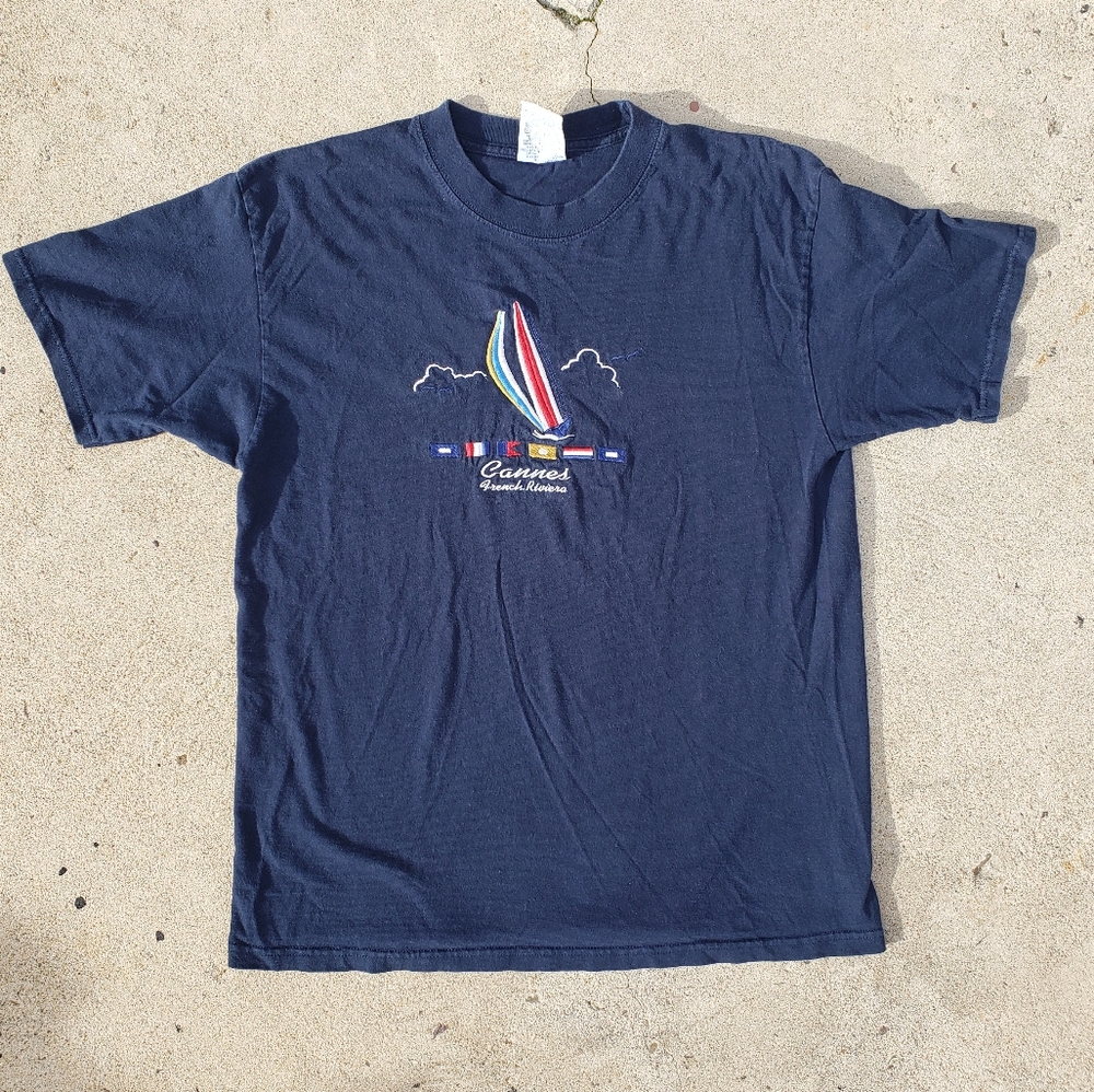 Vintage T Shirt - French Riviera Yacht Club